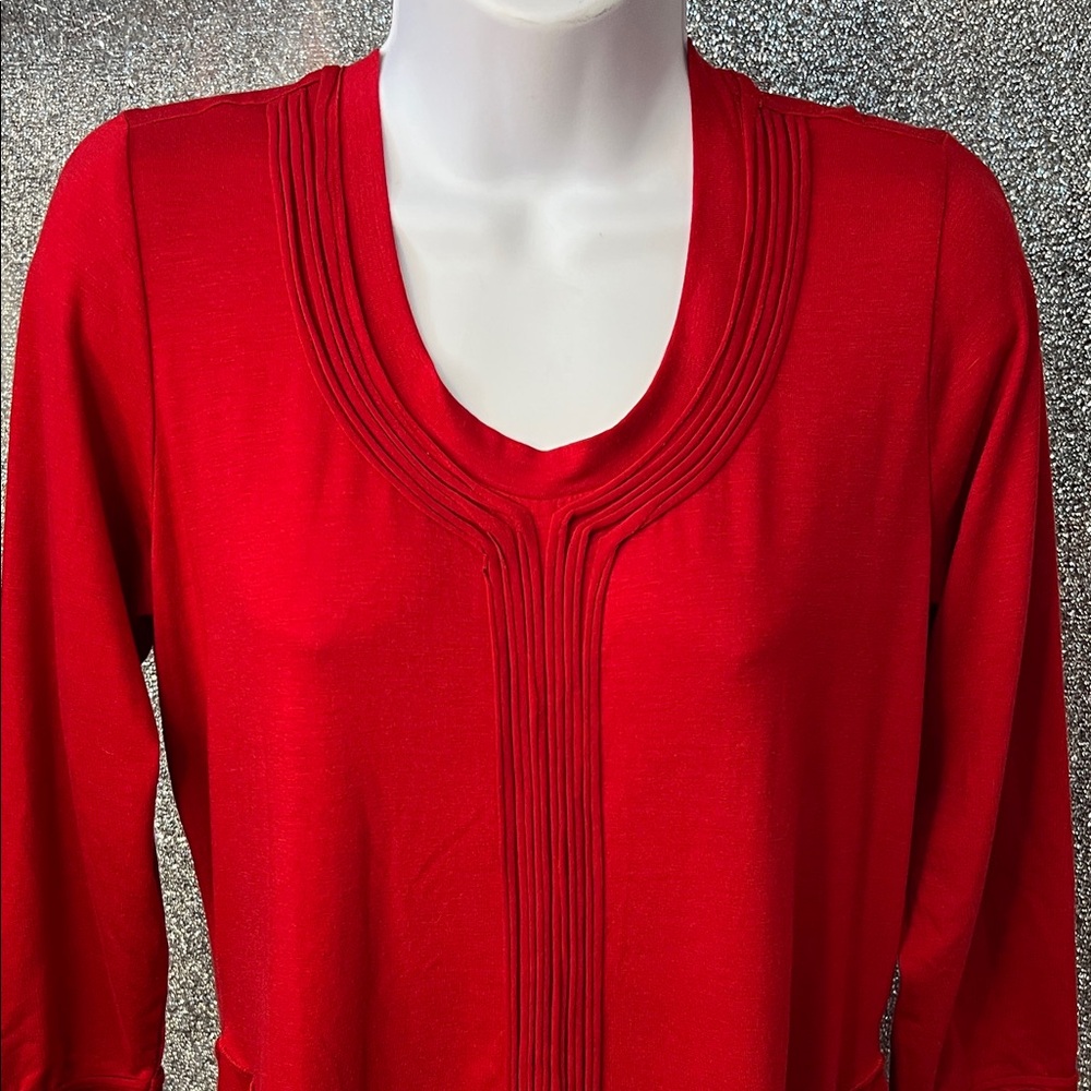 Grace Elements Red Tunic Top - Picture 2 of 5